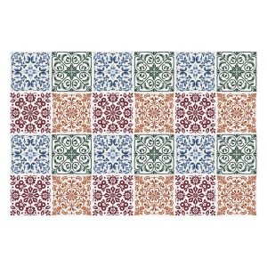 Naklejki na kafelki, kafle z ornamentami, 20×20, Wallfluent 792491