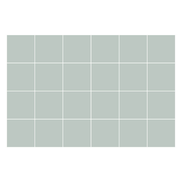 Naklejki na kafelki, kolor jasnozielony, 10x10, Wallfluent 792463