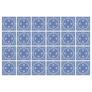 Naklejki Na Kafelki Niebieskie Klasyczne Ornamenty Zestaw 219517 Naklejki Na Kafelki Niebieskie Klasyczne Ornamenty Zestaw 219517
