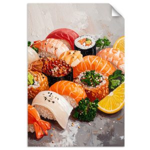 Naklejki na ścianę Feeby Kolorowe Sushi 20×30 733106 Naklejki na ścianę Feeby Kolorowe Sushi 20×30 733106