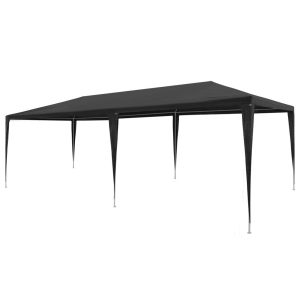 Namiot imprezowy, 3 x 6 m, PE, antracytowy 616766