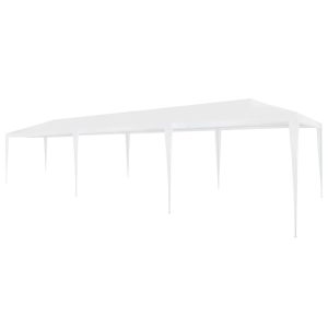 Namiot imprezowy, 3 x 9 m, PE, biały 616692 Namiot imprezowy, 3 x 9 m, PE, biały 616692