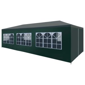 Namiot imprezowy, 3 x 9 m, zielony 617354 Namiot imprezowy, 3 x 9 m, zielony 617354