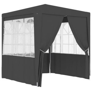 Namiot imprezowy Antracyt 2.5 x 2.5 m Polietylen vidaXL 489726 Namiot imprezowy Antracyt 2.5 x 2.5 m Polietylen vidaXL 489726
