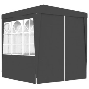 Namiot imprezowy Antracyt 2 x 2 m Polietylen vidaXL 485999 Namiot imprezowy Antracyt 2 x 2 m Polietylen vidaXL 485999
