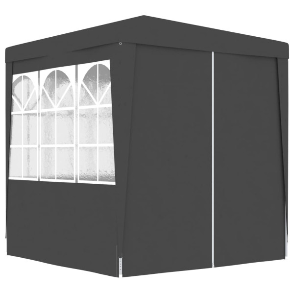 Namiot imprezowy Antracyt 2 x 2 m Polietylen vidaXL 485999