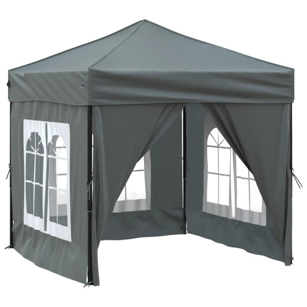 Namiot imprezowy Antracyt 2 x 2 m Tkanina vidaXL 490526