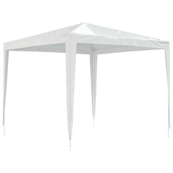 Namiot imprezowy Biały 2.5 x 2.5 m Polietylen vidaXL 489980