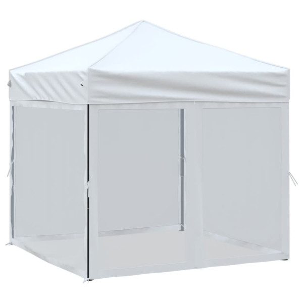 Namiot imprezowy Biały 2 x 2 m Tkanina vidaXL 486011