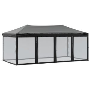 Namiot imprezowy Czarny 3 x 6 m Tkanina vidaXL 492455 Namiot imprezowy Czarny 3 x 6 m Tkanina vidaXL 492455
