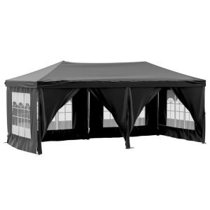 Namiot imprezowy Czarny 3 x 6 m Tkanina vidaXL 492423