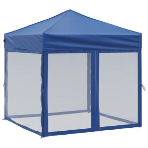 Namiot imprezowy Niebieski 2 x 2 m Tkanina vidaXL 486000 Namiot imprezowy Niebieski 2 x 2 m Tkanina vidaXL 486000