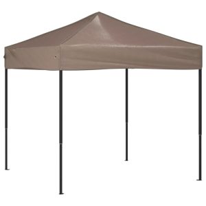 Namiot imprezowy Taupe 2 x 2 m Tkanina vidaXL 485989 Namiot imprezowy Taupe 2 x 2 m Tkanina vidaXL 485989