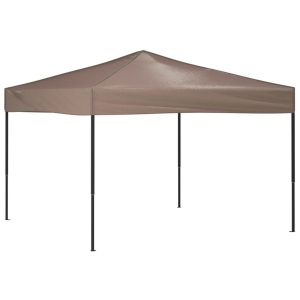 Namiot imprezowy Taupe 3 x 3 m Tkanina vidaXL 490523 Namiot imprezowy Taupe 3 x 3 m Tkanina vidaXL 490523