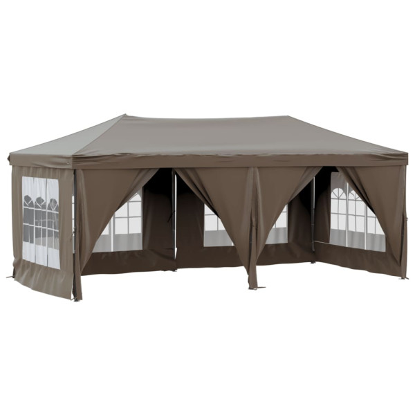 Namiot imprezowy Taupe 3 x 6 m Tkanina vidaXL 492420