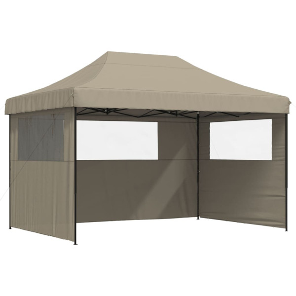 Namiot imprezowy typu pop-up z 3 ściankami, kolor taupe 617461