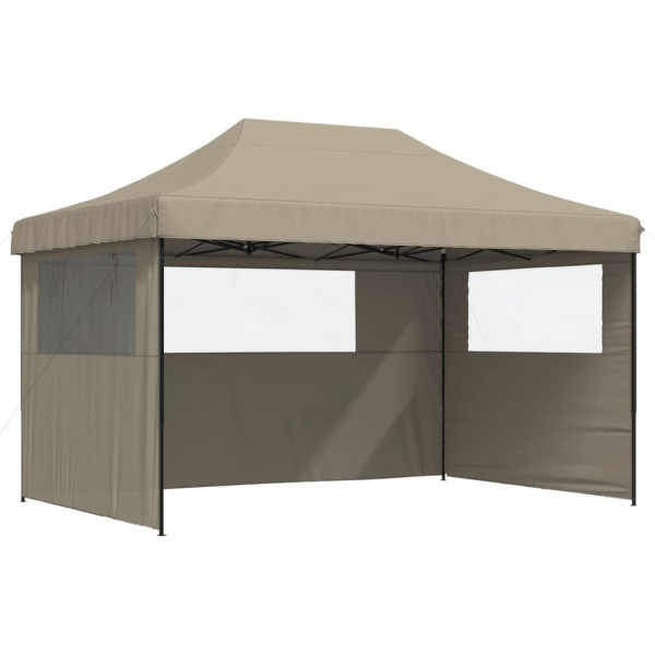 Namiot imprezowy typu pop-up z 3 ściankami, taupe 617547