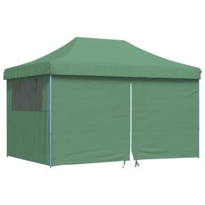 Namiot imprezowy typu pop-up z 4 ściankami, zielony 617490 Namiot imprezowy typu pop-up z 4 ściankami, zielony 617490