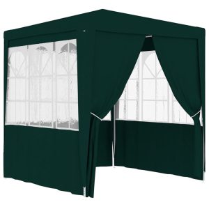 Namiot imprezowy Zielony 2.5 x 2.5 m Polietylen vidaXL 489724 Namiot imprezowy Zielony 2.5 x 2.5 m Polietylen vidaXL 489724
