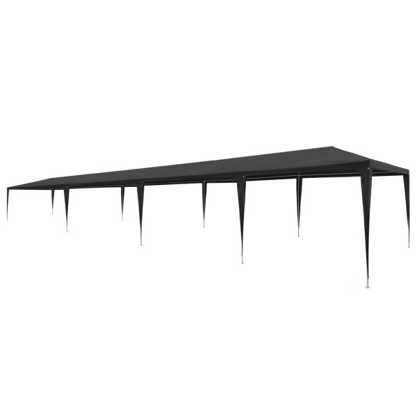 Namiot ogrodowy Antracyt 3 x 12 m Polietylen vidaXL 492433