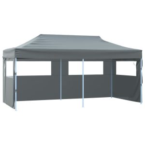 Namiot ogrodowy Antracyt Tkanina with 4 sidewalls vidaXL 490515 Namiot ogrodowy Antracyt Tkanina with 4 sidewalls vidaXL 490515