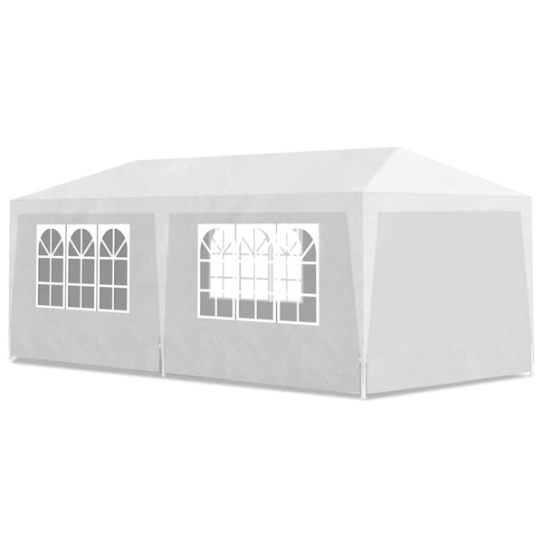 Namiot ogrodowy Biały 3 x 6 m Tkanina vidaXL 496961