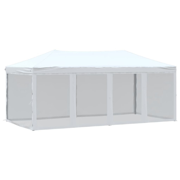 Namiot Ogrodowy Biały Imprezowy Pawilon Altana Ogrodowa 3x6 m 940970