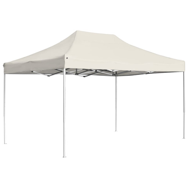 Namiot ogrodowy Kremowy 4.5 x 3 m Tkanina vidaXL 496965