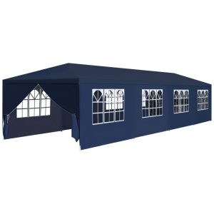 Namiot ogrodowy Niebieski 3 x 12 m Tkanina vidaXL 492587