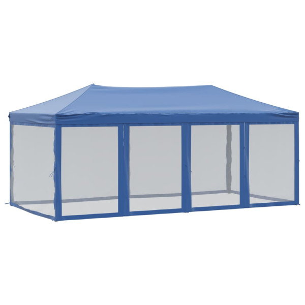 Namiot Ogrodowy Niebieski Imprezowy Pawilon Altana Ogrodowa 3x6 m 941084