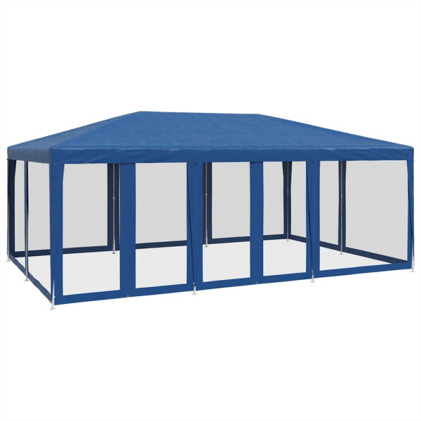 Namiot Ogrodowy Niebieski Imprezowy Pawilon Altana Ogrodowa 6x4 m 940268