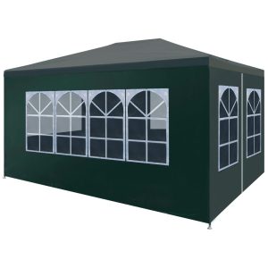 Namiot ogrodowy Zielony 3 x 4 m Polietylen vidaXL 492585 Namiot ogrodowy Zielony 3 x 4 m Polietylen vidaXL 492585