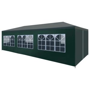 Namiot ogrodowy Zielony 3 x 9 m Polietylen vidaXL 492472