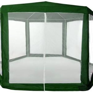 Namiot pawilon ogrodowy handlowy 2x2x2 m z moskitierą zielony MultiGarden 663031 Namiot pawilon ogrodowy handlowy 2x2x2 m z moskitierą zielony MultiGarden 663031