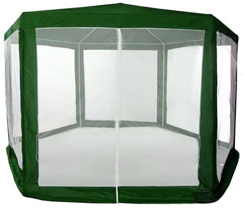 Namiot pawilon ogrodowy handlowy 2x2x2 m z moskitierą zielony MultiGarden 663031