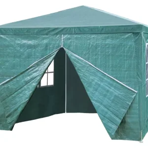 Namiot pawilon ogrodowy handlowy 3×3 m 4 ścianki zielony MultiGarden 663035 Namiot pawilon ogrodowy handlowy 3×3 m 4 ścianki zielony MultiGarden 663035