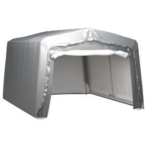 Namiot Szary 370 x 370 cm Stal vidaXL 490527 Namiot Szary 370 x 370 cm Stal vidaXL 490527
