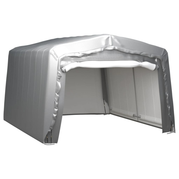 Namiot Szary 370 x 370 cm Stal vidaXL 490527