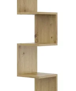 Narożna półka ścienna w kolorze dąb artisan – Zelo 292323 Narożna półka ścienna w kolorze dąb artisan – Zelo 292323