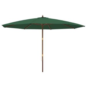 Parasol Ogrodowy Zielony z Podstawą Składany Na Taras Balkon 400×273 cm 939033 Parasol Ogrodowy Zielony z Podstawą Składany Na Taras Balkon 400×273 cm 939033