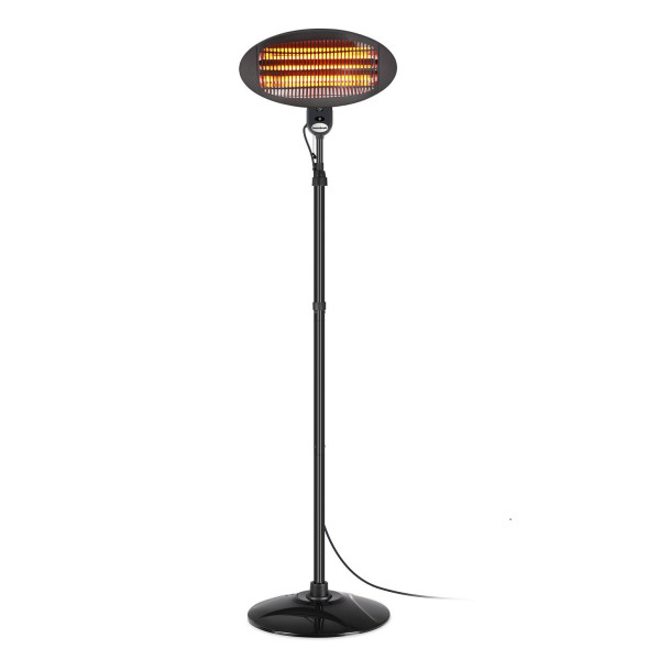 Parasol ogrzewacz elektryczny promiennik tarasowy stojący wiszący 2000W 961496