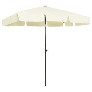 Parasol Plażowy Ogrodowy Na Słupku Składany Teraktoa 200×125 cm 945785 Parasol Plażowy Ogrodowy Na Słupku Składany Teraktoa 200×125 cm 945785
