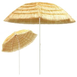 Parasol plażowy w stylu hawajskim naturalny 300 cm 938913 Parasol plażowy w stylu hawajskim naturalny 300 cm 938913