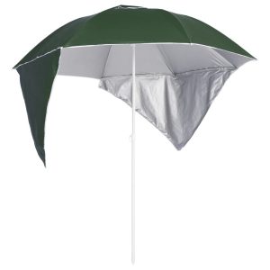 Parasol plażowy Zielony vidaXL 593811 Parasol plażowy Zielony vidaXL 593811