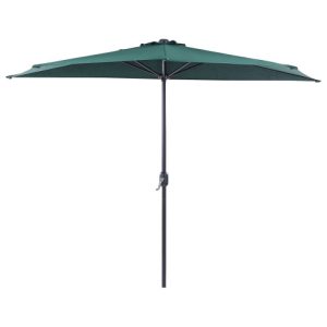 Parasol półokrągły ogrodowy 270 cm zielony 86099 Parasol półokrągły ogrodowy 270 cm zielony 86099