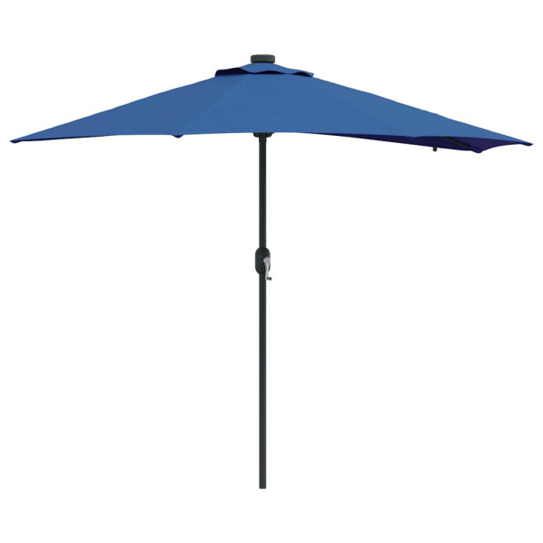 Parasol Półokrągły Ogrodowy Przyścienny Niebieski Na Taras Balkon Ogród 940584