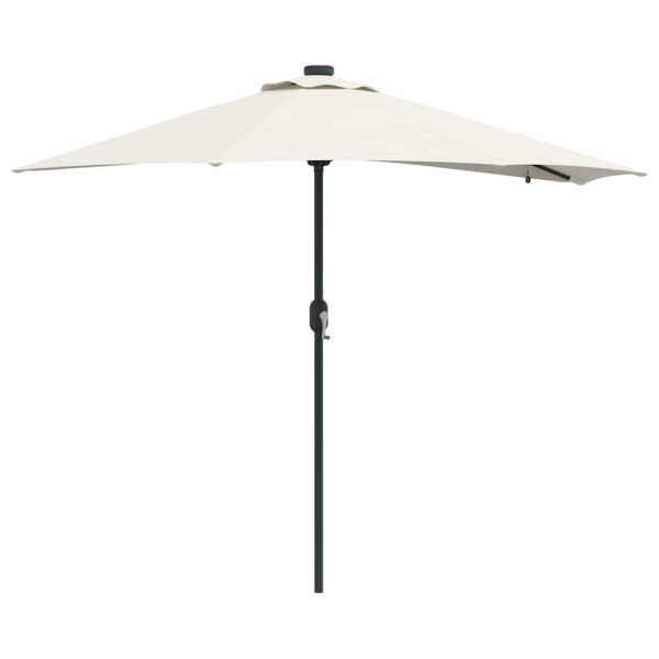 Parasol Półokrągły Ogrodowy Przyścienny Piaskowy Na Taras Balkon Ogród 940712