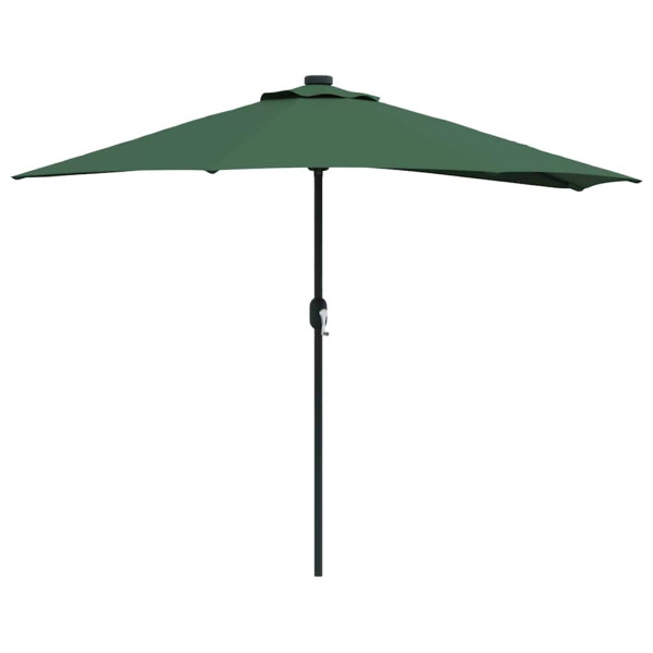 Parasol Półokrągły Ogrodowy Przyścienny Zielony Na Taras Balkon Ogród 943573
