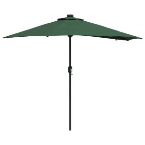 Parasol Półokrągły Ogrodowy Przyścienny Zielony Na Taras Balkon Ogród 940577 Parasol Półokrągły Ogrodowy Przyścienny Zielony Na Taras Balkon Ogród 940577