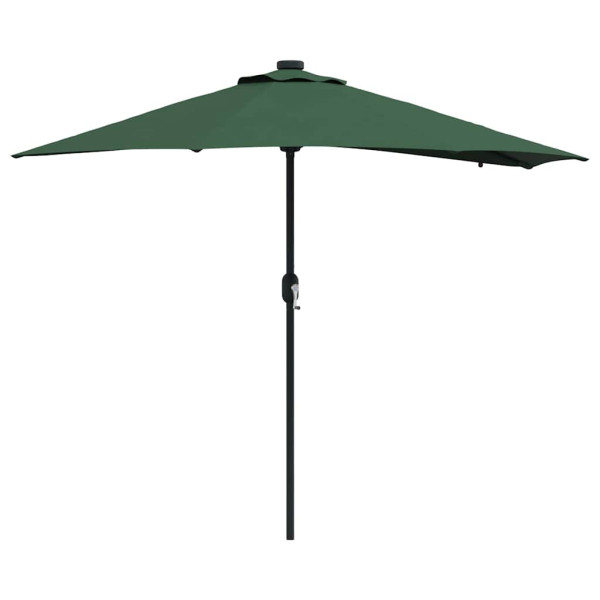 Parasol Półokrągły Ogrodowy Przyścienny Zielony Na Taras Balkon Ogród 940577